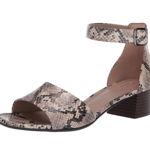 BRAND NEW CLARKS ELISA DEBRA WOMEN'S BLOCK HEEL SANDALS - Picture 14 of 14